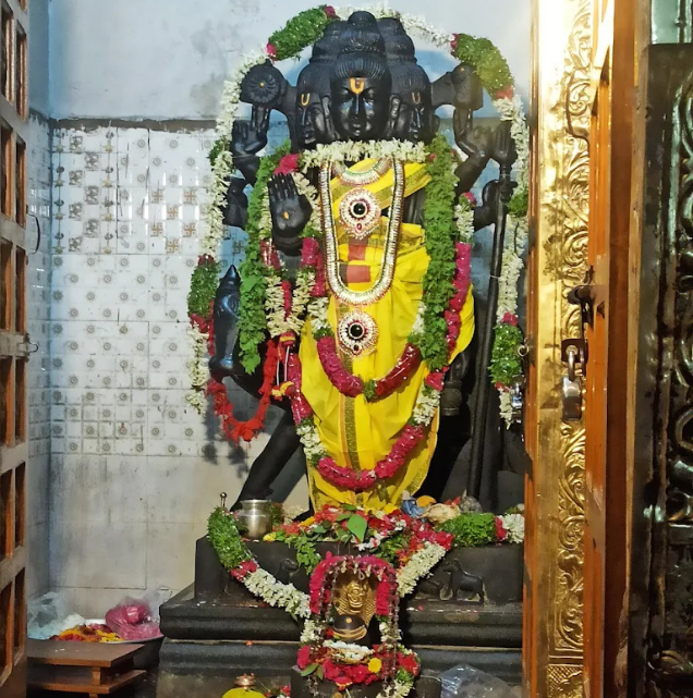 Lord Dattatreya - yellow alankaram